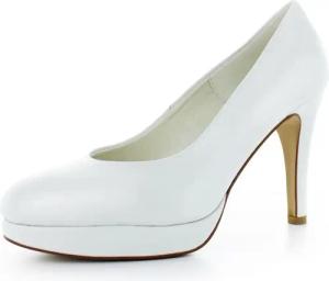 White Lady 278 Leder Plateau Brautschuhe