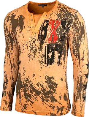 Baxboy Longshirt Langarmshirt mit trendigem All-Over