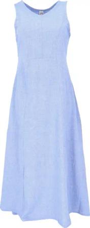 Guru-Shop Midikleid Langes Kleid, Baumwoll-Sommerkleid -