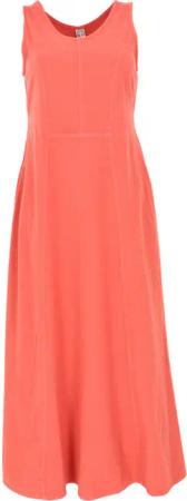 Guru-Shop Midikleid Langes Kleid, Baumwoll-Sommerkleid -