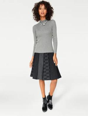 heine Strickpullover Stehkragen-Pullover