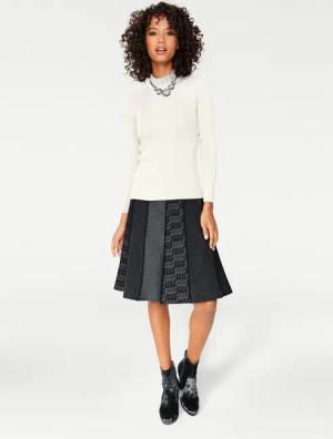 heine Strickpullover Stehkragen-Pullover
