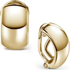 Materia Paar Ohrclips Damen Gold Basic