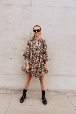 von Herzen Sommerkleid kurzes Leokleid –
