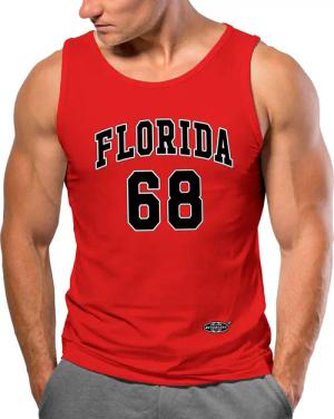 Neverless Tanktop Herren Tank-Top Print Florida