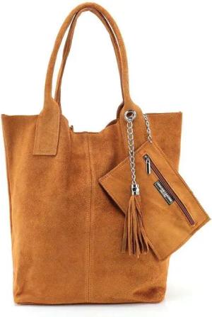 ITALYSHOP24 Schultertasche Made in Italy Damen