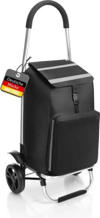 BigDean Einkaufstrolley 2-in-1 Einkaufswagen klappbar auch