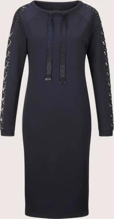 MADELEINE Midikleid Jerseykleid mit Strass und