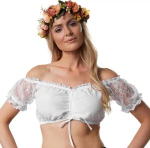 dressforfun Trachtenbluse Dirndlbluse Lore