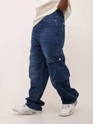 Denim House Cargojeans Baggy Cargo Jeans