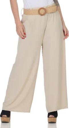 CLEO STYLE Stoffhose Damen Schlaghose 2576