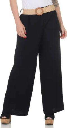 CLEO STYLE Stoffhose Damen Schlaghose 2576