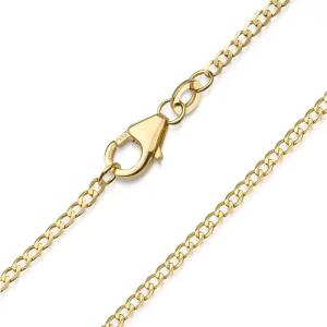 Materia Goldkette Damen Panzerkette Echtgold 1,6mm
