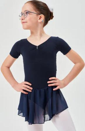 tanzmuster Chiffonkleid Ballettkleid Betty mit Glitzersteinen