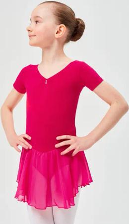 tanzmuster Chiffonkleid Ballettkleid Betty mit Glitzersteinen