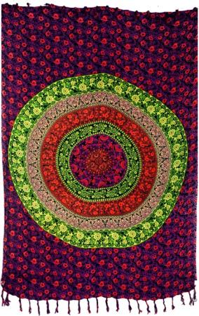 Guru-Shop Sarong Bali Sarong, Wandtuch, Wickelrock,