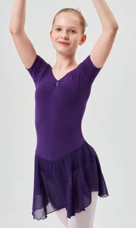 tanzmuster Chiffonkleid Ballettkleid Betty mit Glitzersteinen
