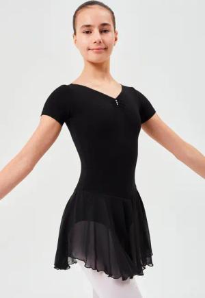 tanzmuster Chiffonkleid Ballettkleid Betty mit Glitzersteinen