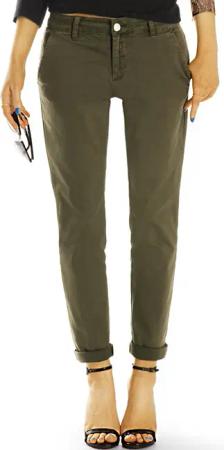 be styled Chinos relaxed fit Damenhosen,