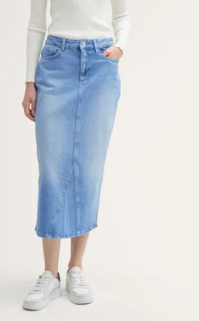 TOM TAILOR Denim Sommerrock Midi Jeansrock