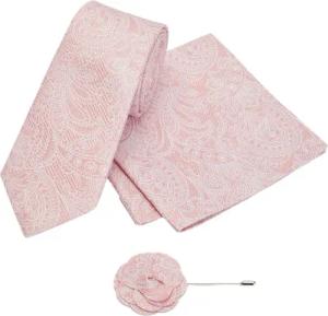 Next Krawatte Paisley-Krawatte, Einstecktuch und Pin