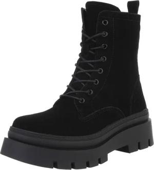 Ital-Design Damen Freizeitschnürschuhe aus echtem Wildleder