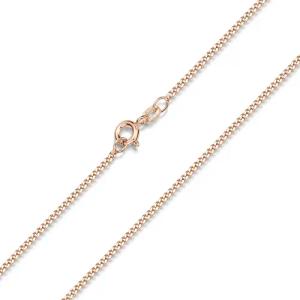 Materia Gliederkette Rosegold Panzerkette für Damen