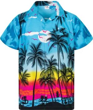 King Kameha Hawaiihemd Beach Übergrößen 7XL-12XL