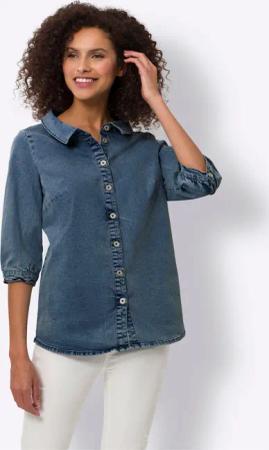 heine Klassische Bluse Jeansbluse