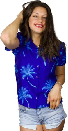King Kameha Hawaiihemd Palmshadow Funky Hawaiibluse