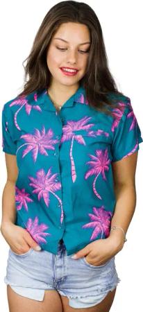 King Kameha Hawaiihemd Palmshadow Funky Hawaiibluse