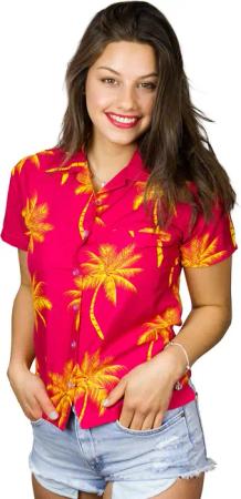King Kameha Hawaiihemd Palmshadow Funky Hawaiibluse