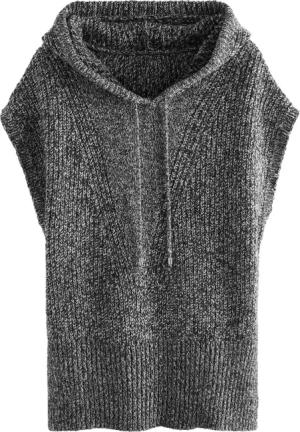 Next Strickponcho Strickponcho mit Kapuze (1-tlg)