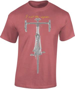 Baddery Print-Shirt Fahrrad T-Shirt: "I am