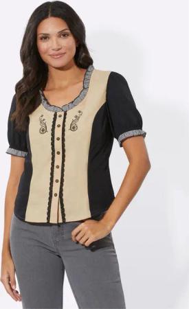Sieh an! Klassische Bluse Trachtenbluse