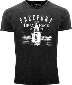 Neverless Print-Shirt Herren Vintage Shirt Retro