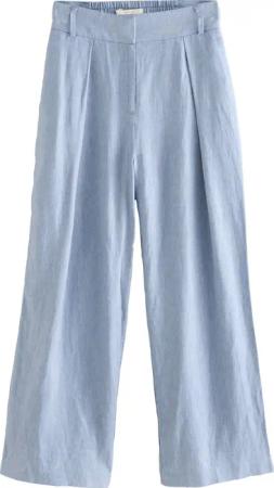 Next Leinenhose Strukturierte Karottenhose, Kurzgröße (1-tlg)