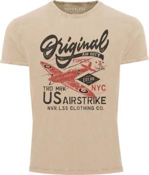 Neverless Print-Shirt Herren Vintage Shirt US