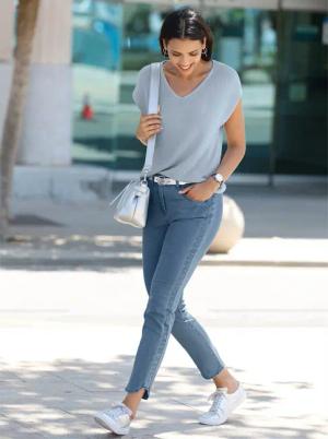 Sieh an! Bequeme Jeans Jeans