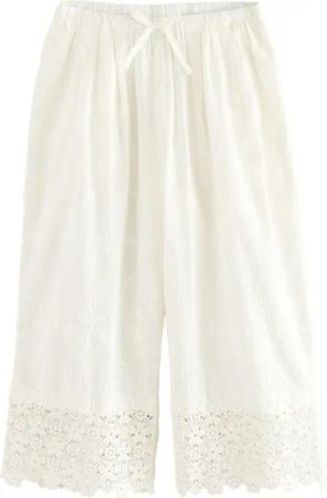 Next Palazzohose Verzierte Hose mit weitem