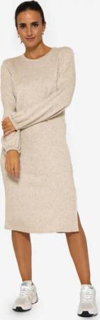SASSYCLASSY Midikleid Lässiges Kleid Damen in