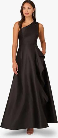 Adrianna Papell Abendkleid One Shoulder Mikado
