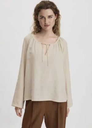 Hessnatur Klassische Bluse aus reinem Leinen