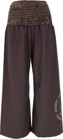 Guru-Shop Relaxhose Weite Marlenehose, Buddha Wellnesshose,..