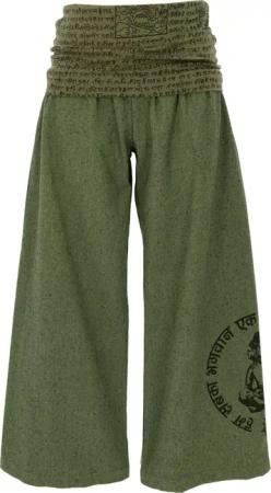 Guru-Shop Relaxhose Weite Marlenehose, Buddha Wellnesshose,..