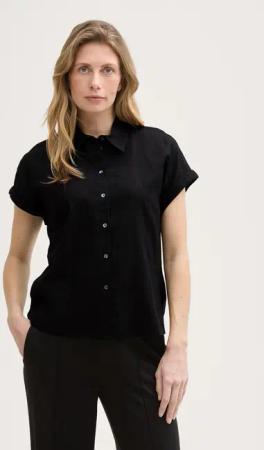 TOM TAILOR Kurzarmbluse Loose Fit Bluse