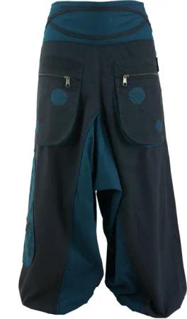 Guru-Shop Relaxhose Haremshose Pluderhose Pumphose Aladinhose..