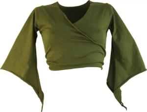 Guru-Shop T-Shirt Elfen Top, Top Goa-chic,
