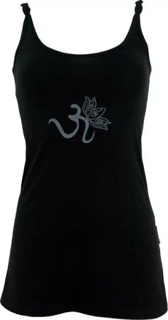 Guru-Shop T-Shirt Yoga-Top aus Bio-Baumwolle OM