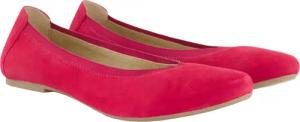 Ulla Popken Leder-Ballerinas Veloursleder elastischer Einstieg